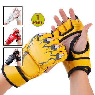 Flexible Half-Finger Boxing Gloves - 1Pair