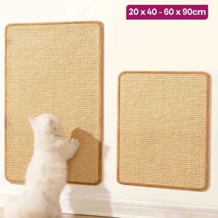 Sisal Cat Scratching Mat Peel and Stick