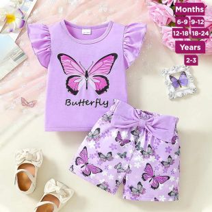 Little Girls Sleeveless Summer Set