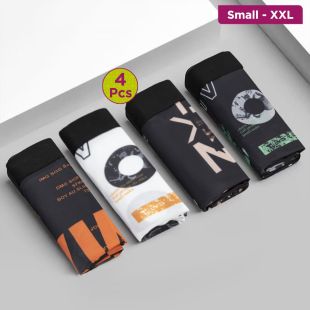 4Pcs Lightweight Sports Underwear Assorted Colors for Men