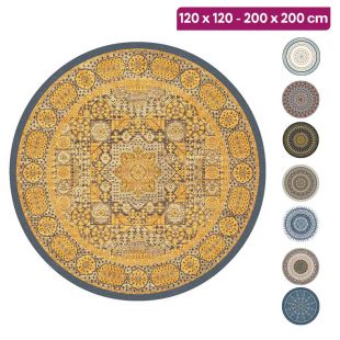 Ethnic Style Decorative Round Carpet