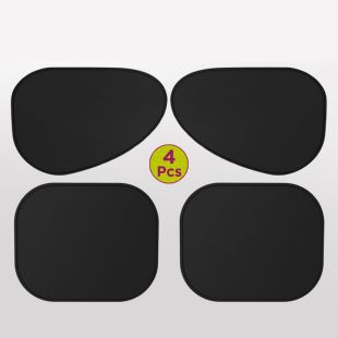 Static Cling Car Sunshade Set - 4 Pcs