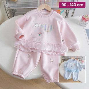 Girls Casual Sports Two-Piece Set