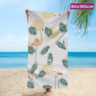Quick-Drying Printed Beach Towel - 80 x 160 cm