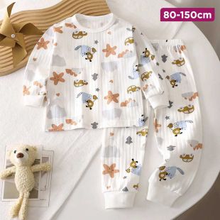 Cotton Kids Pajamas Set with Cute Prints