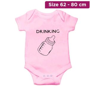 Short Sleeve Letter Print Newborn T-Shirt