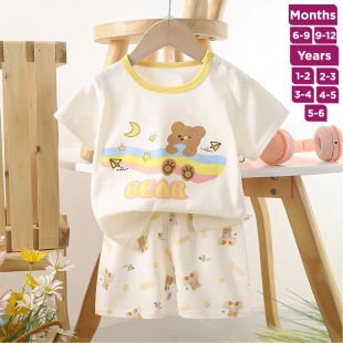 Dreams Bridge Pure Cotton Summer T-shirt and Shorts Set