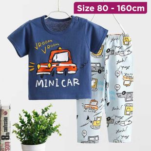 Summer Short Sleeves Charming Cartoon Pajama