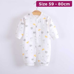 Baby Cotton Romper Bear Cup Design