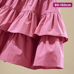 Children's Pleated Chiffon Skirt