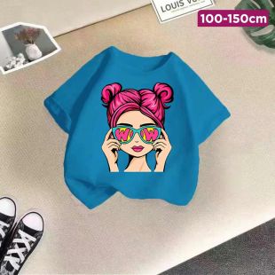 Soft Stylish Summer Short Sleeve T-shirt for Girls
