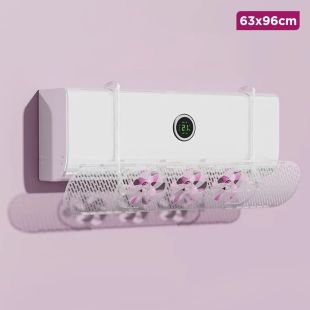 Air Conditioner Outlet Glass Protector with Hook 63 X 96cm