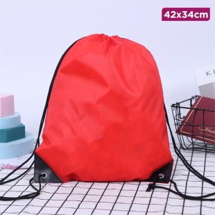 Cashmere Polyester Drawstring Backpack 42 x 34 cm