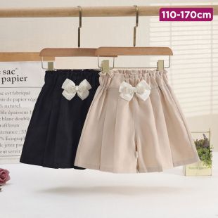 Girls Summer Bow Skirt Pants
