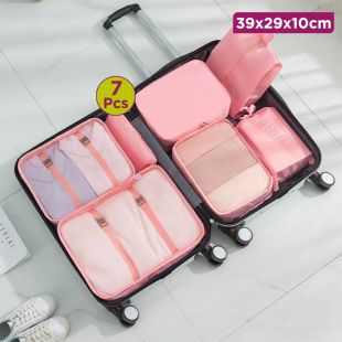 7Pcs Travel Luggage Organizer Set - 39 × 29 × 10 cm