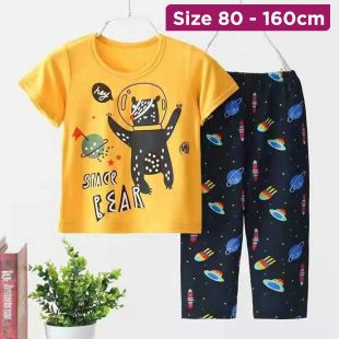 Adorable Cartoon Short-Sleeve Pajama