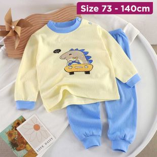 Premium Cotton Autumn Pajama Set for Kids