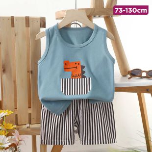 Two-Piece Outfit with Crocodile Design for Kids 