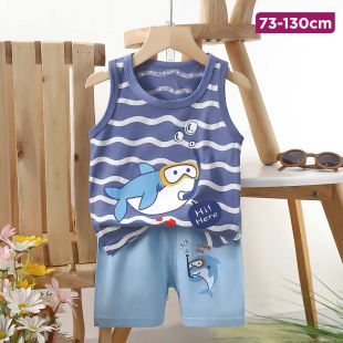 Two-Piece Outfit with Dolphin Design for Kids 