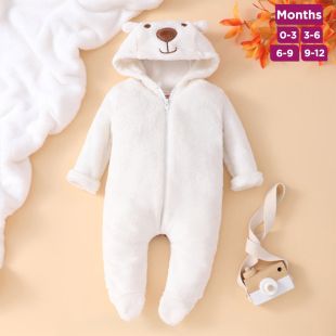 Baby Warm Coral Fleece Onesie