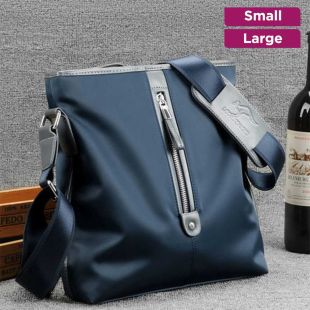 Men’s Waterproof Oxford Shoulder Bag with Wallet