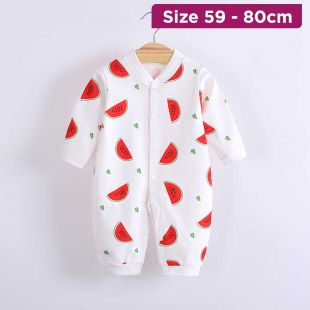 Baby Cotton Romper Watermelon Design