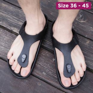 Rubber Bottom Non-Slip Casual Slippers 