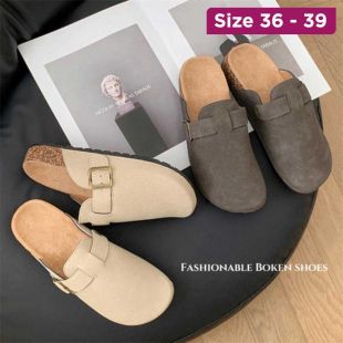 Women's Autumn and Winter Closed-Toe Mules
