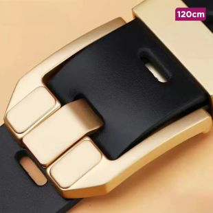 Elegant Mens Leather Belt 120cm