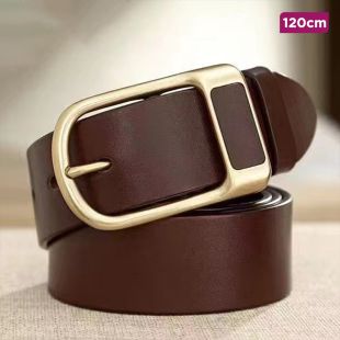 Leather Belt Retro Mens Design 120cm