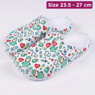 Comfortable Slippers with Doctor Design for Women