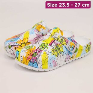 Comfortable Slippers with Flower Design for Women