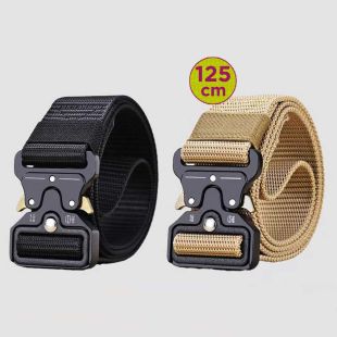 Men's Durable Nylon Tactical Belt -125cm