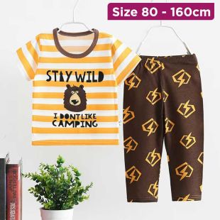 Stylish Cartoon Short-Sleeve Pajama