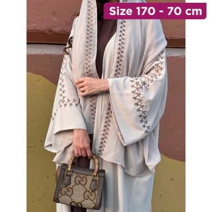 Elegant Embroidered Hijab Scarf for Women - 170 x 70 cm