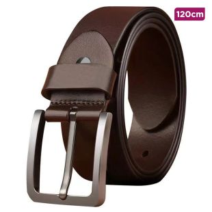 Solid Leather Belt Men 120cm