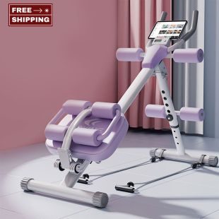 Abdominal Training Machine with Digital Screen and Tablet Holder