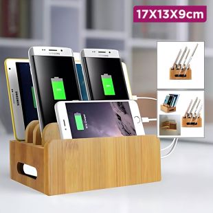 Wooden Mobile Phone Stand 17 × 13 × 9 cm