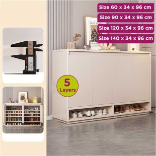 Elegant Shoe Cabinet Home Entrance - 5 Layers