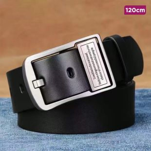 Mens Classic Leather Belt - 120cm