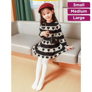 Girls Patterned Cotton Long Pantyhose