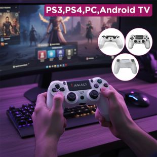 يد تحكم لاسلكية كيسليكت لأجهزة PS4 وPS3 وPC وAndroid TV