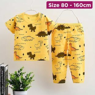 Delightful Summer Short Sleeves Cartoon Pajama