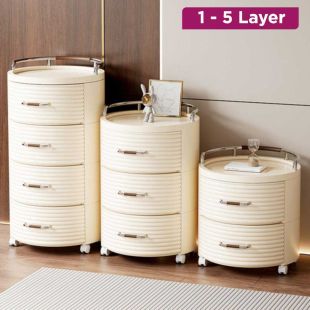Multi-Functional Drawer Round Storage