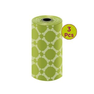 Pet Waste Bags Roll - 3 Pcs
