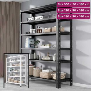 Six-Layer Metal Storage Rack