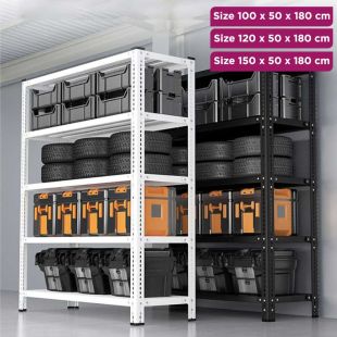 Five-Layer Metal Storage Rack - Without Installation