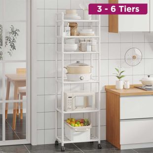 Multi Layer Metal Rack with or without Wheels