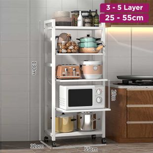 Multifunction Metal Rack with Wheels