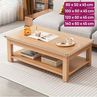 MDF Side Table with Solid Hardwood Legs